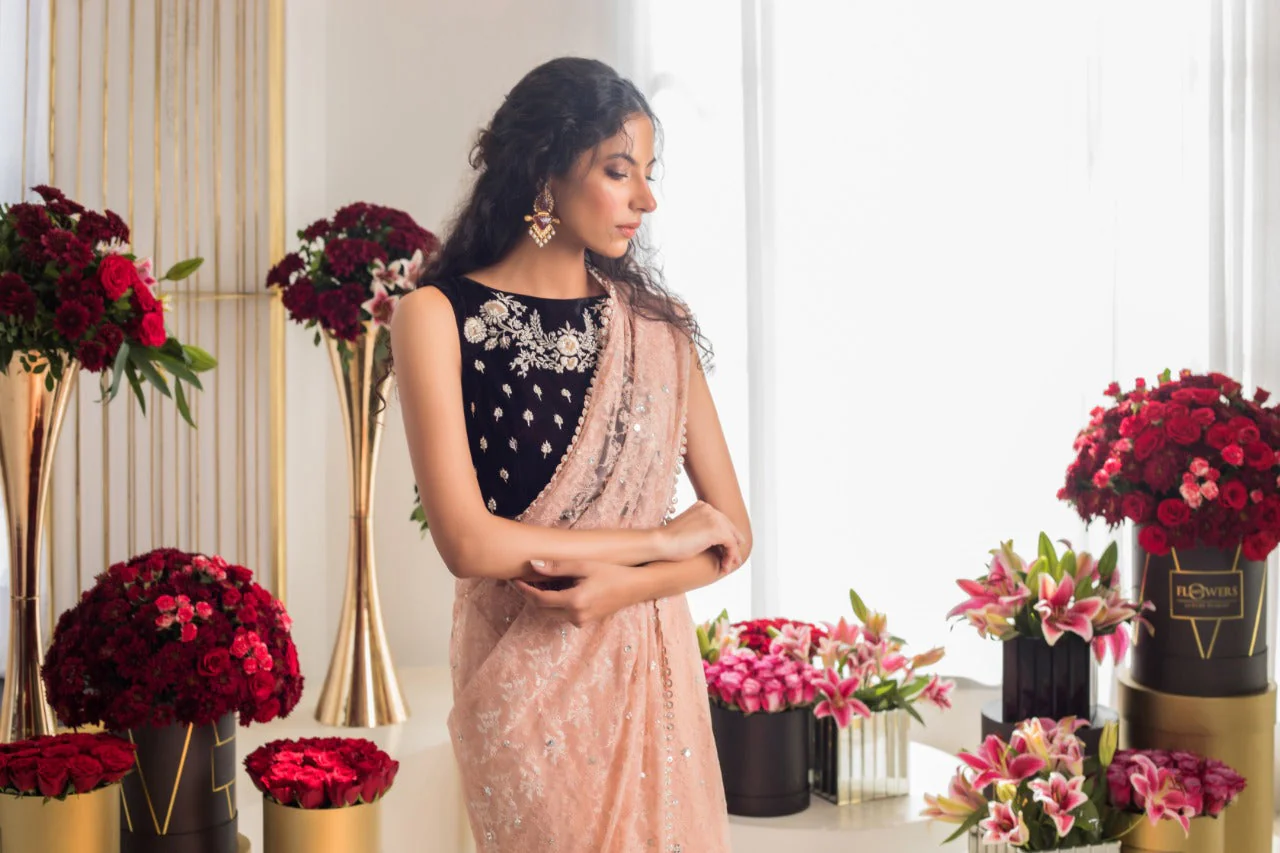 Blush Pink Sarre - Image 4