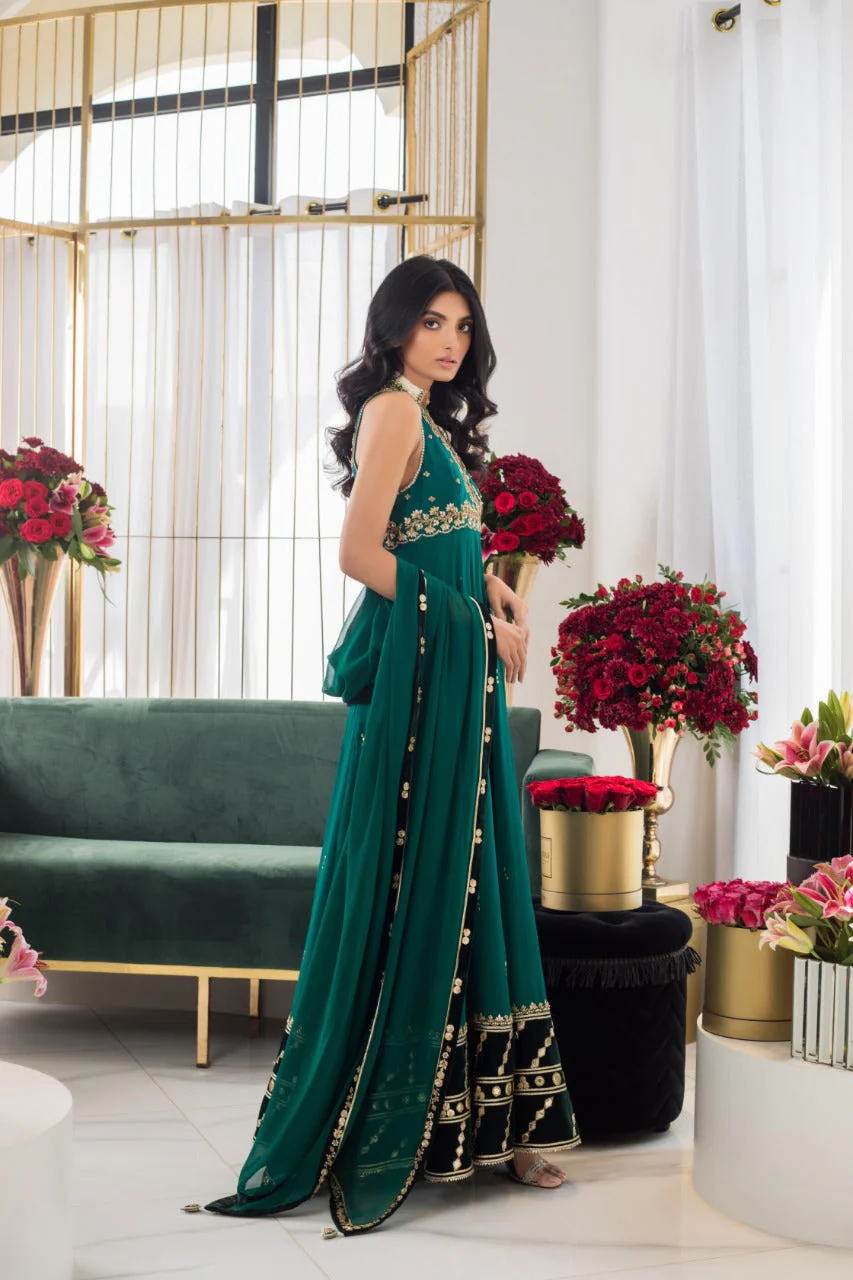 Deep Emerald Peshwas - Image 3