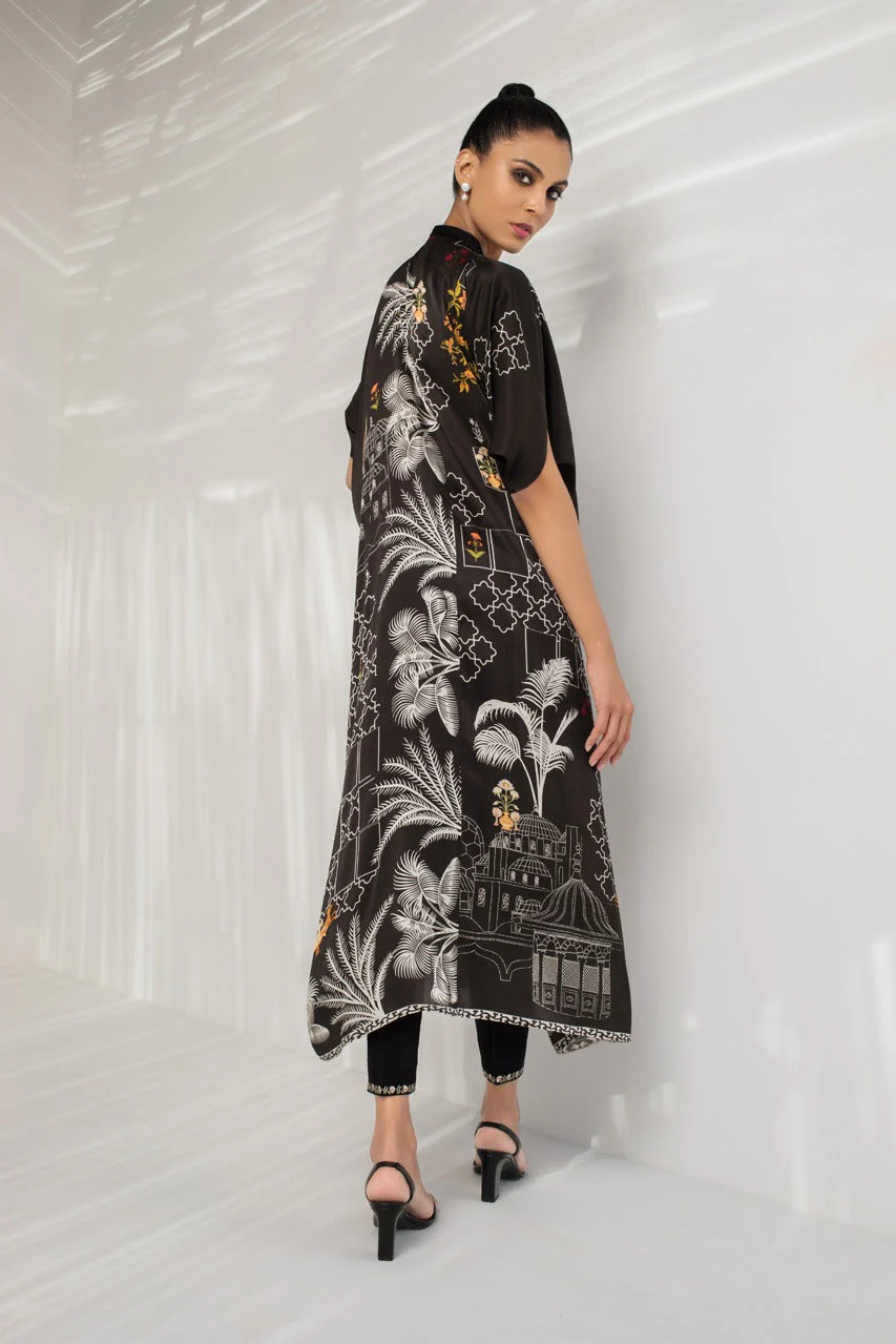 Digitally Printed Kaftan With trousers - Image 3